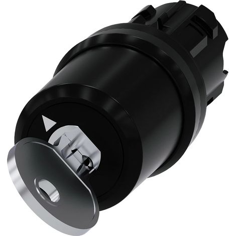 Siemens Selettore a chiave, C, 22mm, rotondo, plastica, estrazione chiave O+I, 3SU10005BF110AA0