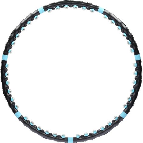 HHP006 schwarz-blauer Hula-Hoop-Reifen mit Magneten, 98 cm HMS (1/5)