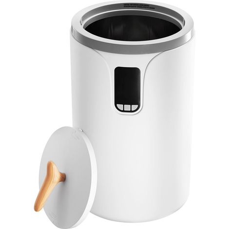 Sèche-serviettes pour salle de bain, seau chauffant avec minuterie 24h, verrouillage enfant et arrêt automatique, adapté à 3 grandes serviettes, couvertures, vêtements, peignoirs et plus. (1/5)