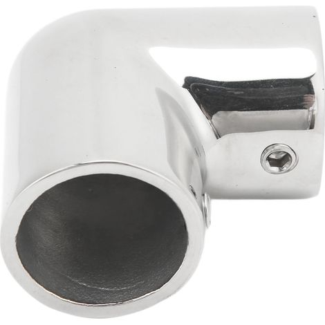 Rampe de bateau à 2 entrées en acier inoxydable, coude à 90 degrés, construction robuste, poli fin, connecteur de tuyau 25 mm pour bateau. (1/5)