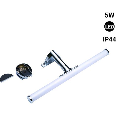 Aplique Espejo Baño LED Tubular - 30cm - 5W 3 Formas De