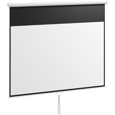 Pantalla de proyector de 120 pulgadas 169 montaje en pared o techo 211774202 (1/5)