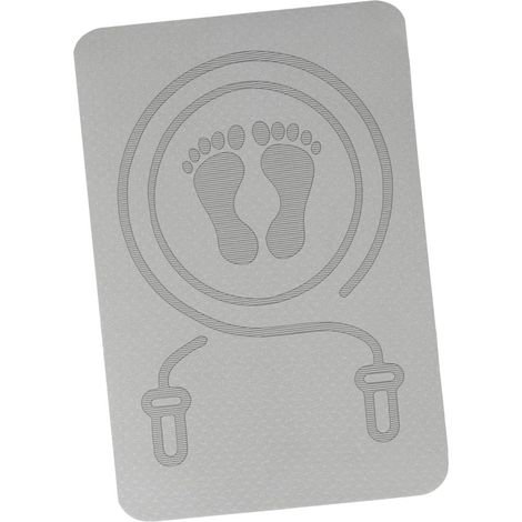 Tapis Pour Corde À Sauter - TPE Haute Densité - Absorption Des Chocs Et Antidérapant - Pour Entraînement Intérieur Yoga Pilates - 1 Pièce (1/5)