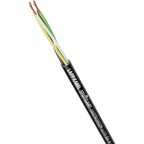 10 Meter Lapp 1030256 LiYY PVC- Steuerleitung 3x0,5 mm² schwarz I LED Kabel 3 adrig I Datenleitung I Signalleitung I lötbares Kabel