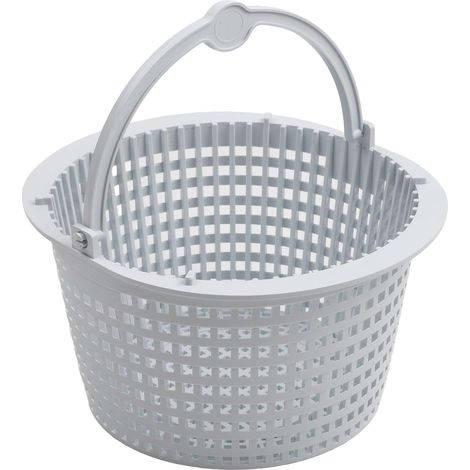 Cesta de filtro skimmer con asa para piscina Hayward SPX1091C WB736660, color blanco, para mantenimiento de piscinas. (1/5)