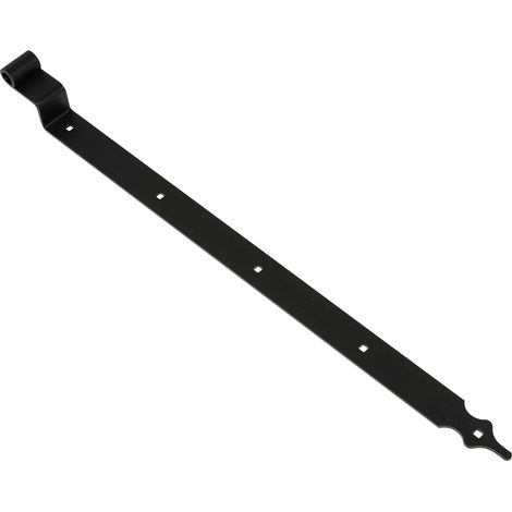 Ladenband Schwarz 80 cm Gekröpft Rustikale Spitze - Pro Stück