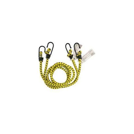 C SET 2 FUNI ELASTICHE D.8 C/2 GANCI FE 100 GIALLO