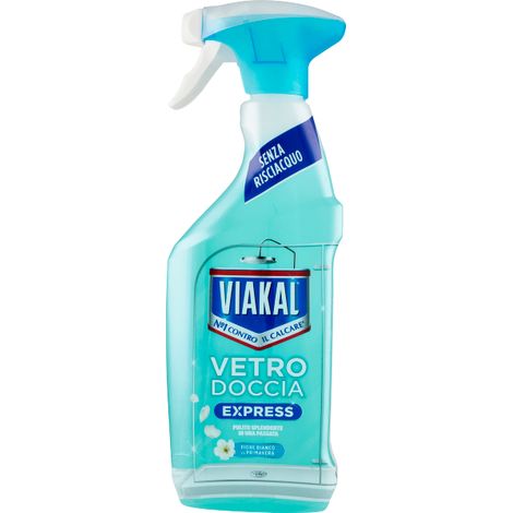 Nettoyant pour cabine de douche en spray Vetro Doccia Express 470ml - Viakal