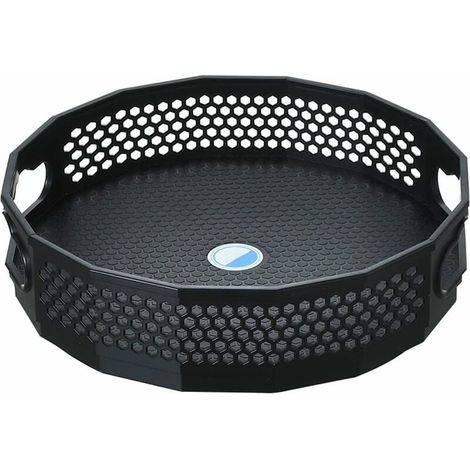 plateau tournant, Rangement épices ournant en Plastique pour épices Condiments Rangement de Cuisine, Plateau tournant placard cuisine, Plateau tournant epices (noir) (1/4)