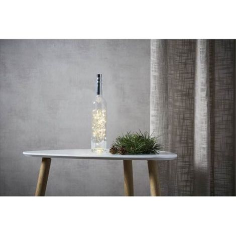Tira de luz led gota de rocio 40 led 20 m bateria temporizador