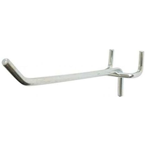 GANCIO PER PANNELLI PORTAUTENSILI cm 30 - pz. 6 tipo semplice KONCRETO (1/2)