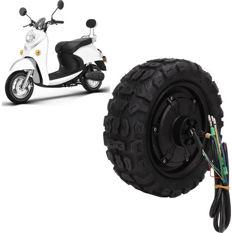 Moto électrique/véhicule tout-terrain, 36 V-60 V, 500 W-1500 W, moteur à frein à disque de 11 pouces, moteur à moyeu de pneu sous vide (livré sans gaz) (emballage rempli) (1/5)