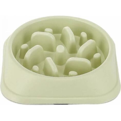 [NEVER USED] (Green) Slow Feeder Dog Bowl with Non-Slip Base, Extends Feeding Time to Prevent Various Diseases Caused by Rapid Eating