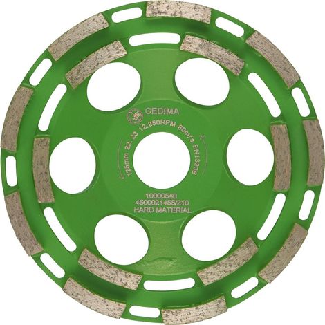 CEDIMA Diamant-Schleifteller EC 73 125mm, 30x7x6,5mm (1/3)