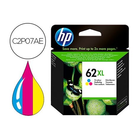 Cartucho de Tinta Original HP C2P07AE Tricolor