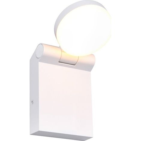 [NEUWERTIG] B-Ware Trio Lighting Außenwandleuchte Wandlampe LED Adour weiß matt kippbar IP44 CCT (1/2)