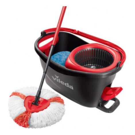 1 Packung (rot) Nachfüllpackung für kompatible Besen-/Moppkopf-Nachfüllpackungen/Turbo-kompatiblen 2-in-1-Mopp (1/5)