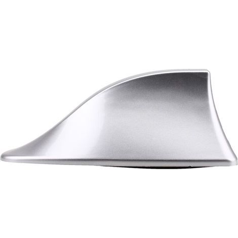 Antenne Requin Antenne D'aileron de Requin Universelle Antenne de Voiture avec AM FM Radio Signal Base étanche (Argent) (1/4)