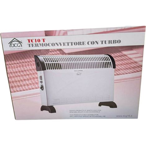 TERMOCONVETTORE 2000W 58X14XH40CM A 3 POTENZE (1/4)