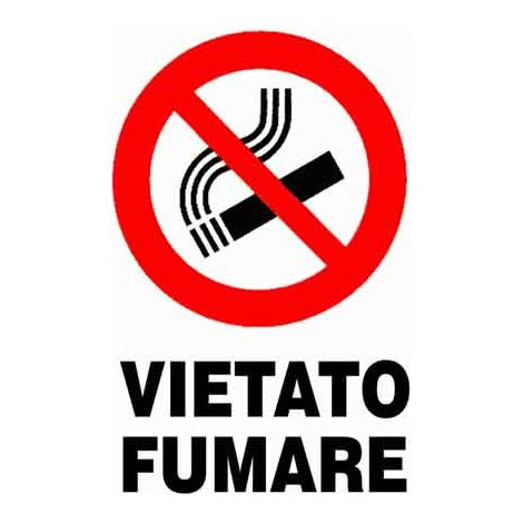 PANNEAU 'INTERDICTION DE FUMER' 20x30 cm