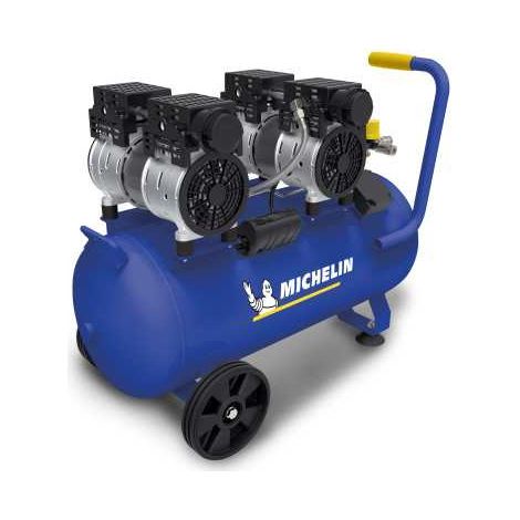 Compresor silencioso duplex 50l 2hp michelin ca-mx50-2 MICHELIN