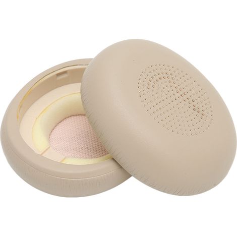 Hochwertige Ersatz-Ohrpolster aus Kunstleder für das Jabra ELITE 45h Headset, goldfarben (1/5)