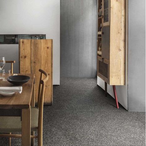 Carrelage Effet Terrazzo ART 60x60 cm Anthracite Art (1/3)