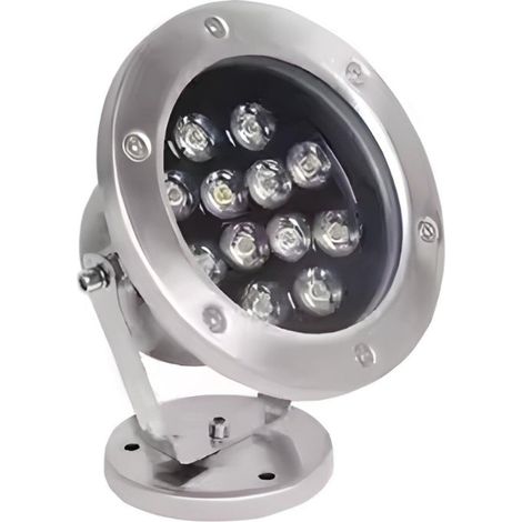 Spot Extérieur Orientable 24W IP68 DC24V - Blanc Neutre 4000K - 5500K - SILAMP