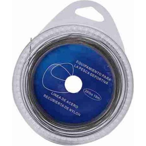fil d'acier de pêche Fil d'acier tressé à 7 brins de 10 m, haute résistance, pour la pêche en mer (10 lb) sport 30 livres (1/5)