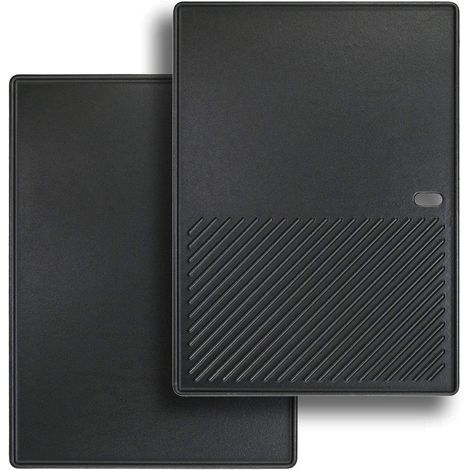 43CM X 32CM Plancha de Plaque Cuisson pour Landmann Triton 3 et 4 Bruleurs, Enders Boston 4, Enders Monroe PRO 4, Gas Grill Fonte Plancha, 1 Pack
