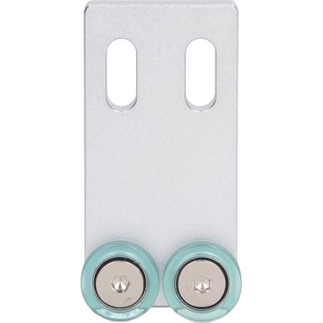 Roue auxiliaire étroite pour plaque, accessoire de guidage de bord fin, machine à plaquer les chants automatique, 2 roues, diamètre 4,3 cm (1/5)