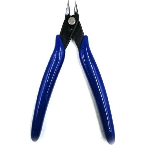 3 pièces de 170 pince coupante bleu foncé pince diagonale buse en plastique mini pince coupante manuelle électronique pince coupante Ruyi (1/4)