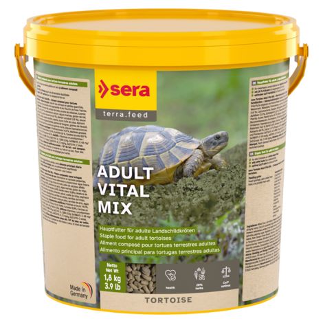 SERA Tortoise Adult Vital Mix - Alimento tortugas terrestres adultas