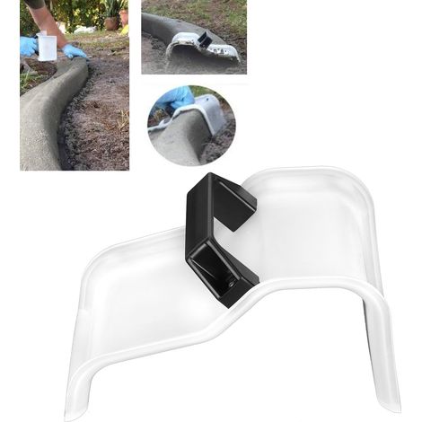 Lisseur à Béton [Mode] [Plastique] pour Bordures Jardin DIY - Accessoire Moulage Paysager Manuel (1/5)