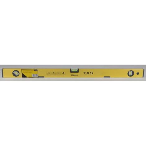 BURI Alu-Wasserwaage 800mm magnetisch Aluminium 80cm 0,8m 410g (1/5)
