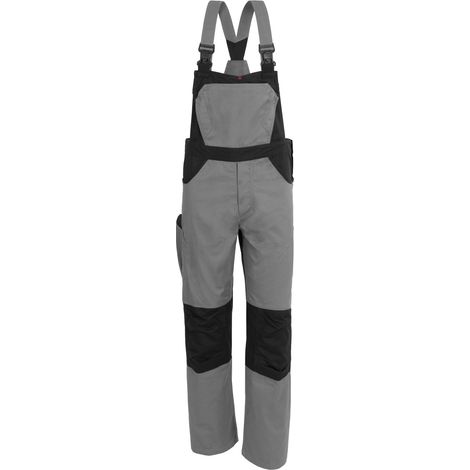 Qualitex Latzhose X-Serie, Größe: 98, Farbe: kornblau/schwarz