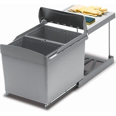 Raccoglitore di rifiuti Linea 516 450mm 2x16l SANS MARQUE