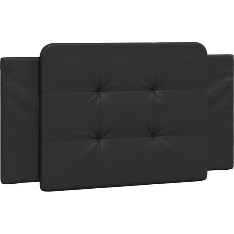 Maison Exclusive - Cuscino Testiera Zadar Nero 100 cm in Similpelle (1/5)