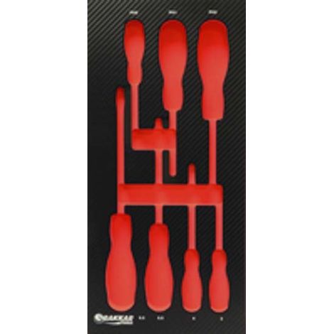 Module mousse finition carbone vide tournevis DRAKKAR TOOLS - 09815