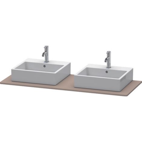 Console Duravit XSquare 063G, 1400x 550 mm, 2 découpes, (1/3)