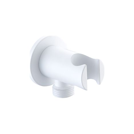 Soporte ducha redondo blanco [ IMEX® ]