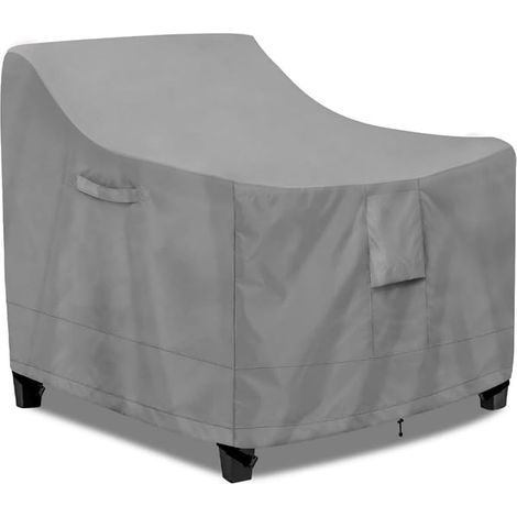 Générique Housse de Protection pour Chaises de Jardin et Fauteuils Empilables - Imperméable, Résistante aux UV et au Froid en Tissu947679cm (1/5)