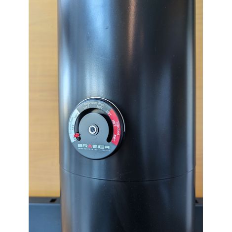 termómetro de chimenea de estufa de leña Brasier JONCOUX