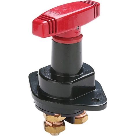 12V-24V Interruptor de Corte para Batería, MoreChioce 750A, Interruptor de Aislamiento de Batería, Interruptor de Desconexión para Motocicletas, Camiones, Automóviles y Barcos (1/4)