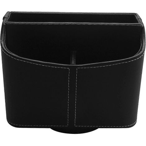 Support de télécommande en cuir, télécommande de bureau pivotante à 360 degrés, organiseur de table de chevet pour manette, appareils multimédias, courrier (1/5)