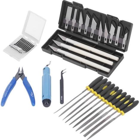 Accessoires pour imprimante 3D - Minifinker - Noir, argent et bleu - ABS et HSS (1/4)
