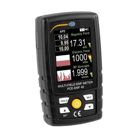 Pce Instruments PCE EMF 40 detector electromagnético negro