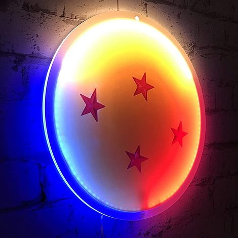Lampara mural neon Bola de Dragon Dragon Ball Z (1/2)