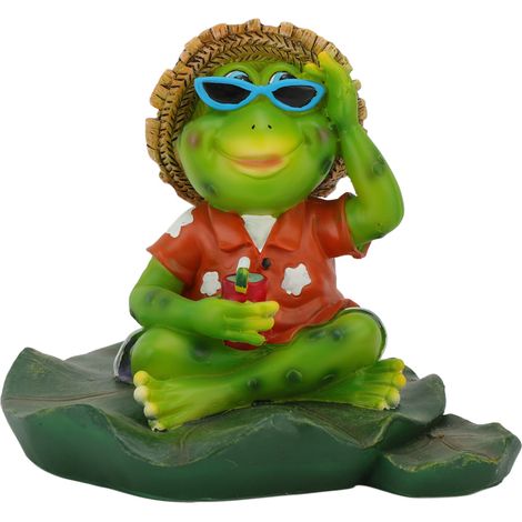 entzückende schwimmende Froschskulptur eines Frosches (1/5)