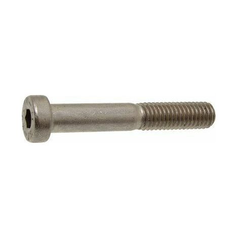 Vis à métaux tête cylindrique réduite hexagonale creuse inox - Longueur: 40 - Qualite Inox: A4 - Diamètre: 10